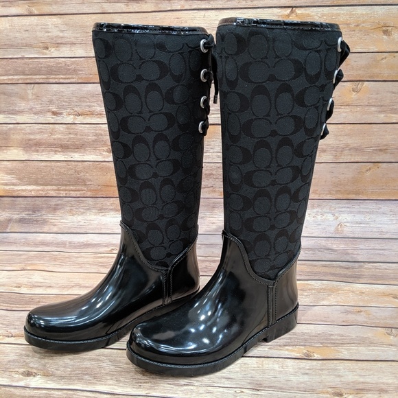 Coach Tristee 12CM SIG C Shiny Rubber - Picture 5 of 5